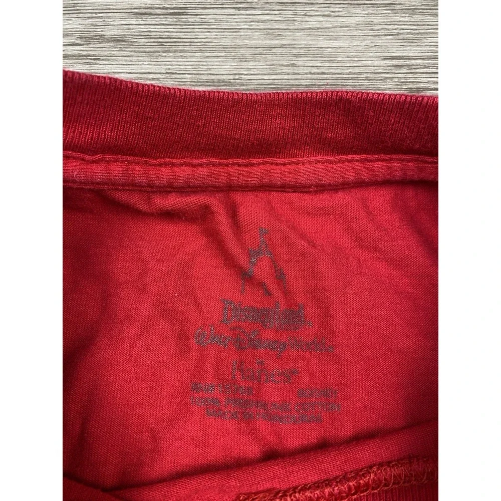 Hanes X Walt‎ Disney World Unisex Grumpy World Infamous T Shirt Red Size Large
